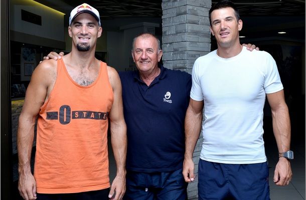 Braća Sinković i trener Nikola Bralić