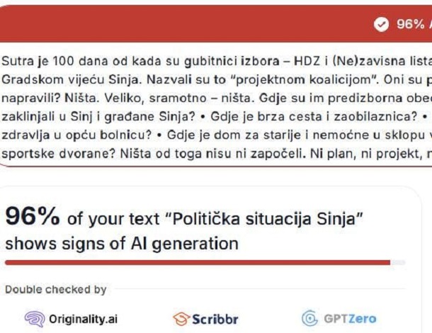 MOST Sinj AI