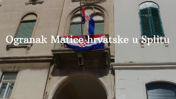 OGRANAK MATICE HRVATSKE U SPLITU OGRANAK MATICE HRVATSKE U SPLITU