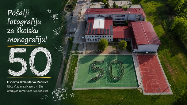 Pošalji fotografiju za školsku monografiju OŠ Marka Marulića Pošalji fotografiju za školsku monografiju OŠ Marka Marulića